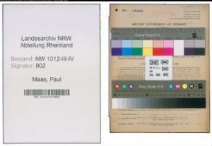 Entnazifizierung Paul Maas , geb. 21.11.1898 (Bauunternehmer)