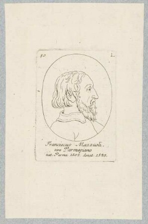 Bildnis des Franciscus Mazzuoli Parmegiano