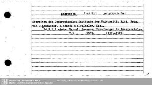 Schriften Insitut