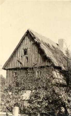 Altes Bauernhaus in Prietitz : Stary burski dom w Protecach