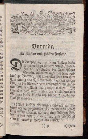 Vorrede zur fünften und sechsten Auflage.
