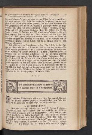 Die zentralafrikanischen Missionen der Weißen Väter im 3. Kriegsjahre