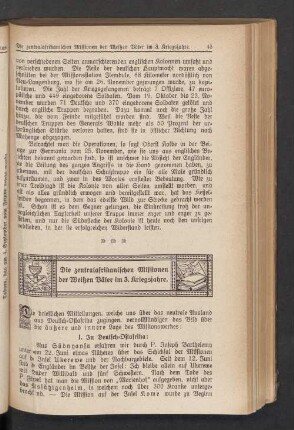 Die zentralafrikanischen Missionen der Weißen Väter im 3. Kriegsjahre