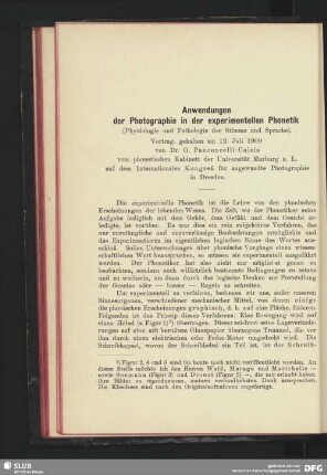Anwendungen der Photographie in der experimentellen Phonetik