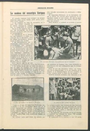 La condena del conscripto Enríquez