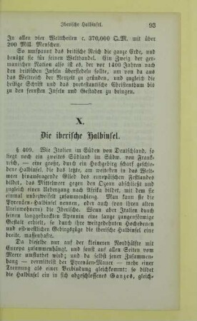X. Die iberische Halbinsel