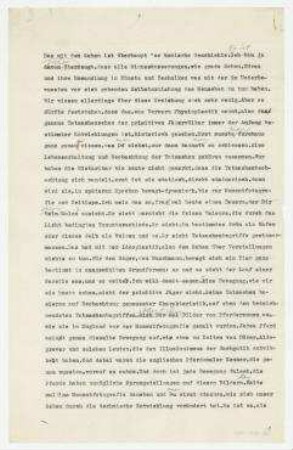 [Das mit dem Sehen ist überhaupt 'ne komische Geschichte]. [Berlin und Jershöft]. Manuskript, Typoskript und Zeitungsartikel