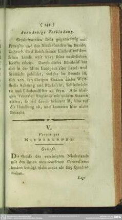 V. Vereinigte Niederlande