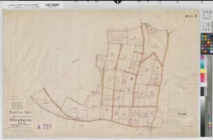 Altenbüren (Brilon), Teilung der Feldmark Altenbüren, Bl.3 Brouillonkarte