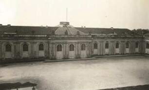 Potsdam. Park von Sanssouci. Schloß Sanssouci (1745/1748; G. W. v. Knobelsdorff). Nordseite