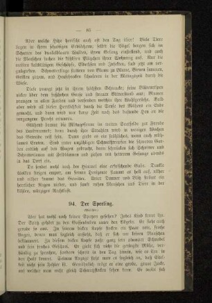 94. Der Sperling.