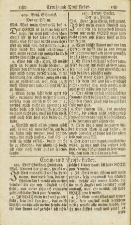 Creutz- und Trost-Lieder
