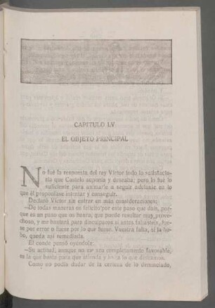 Capítulo LV - El objeto principal