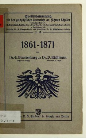 H. 15: 1861 - 1871