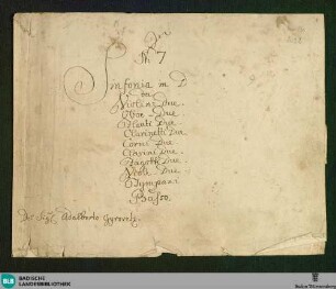 Symphonies - Don Mus.Ms. 2092 : D; RicG D5