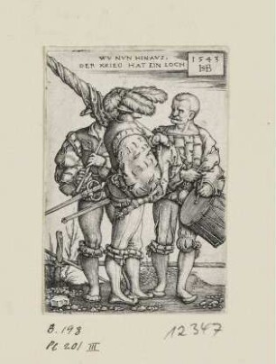 Fähnrich, Trommler und Pfeifer