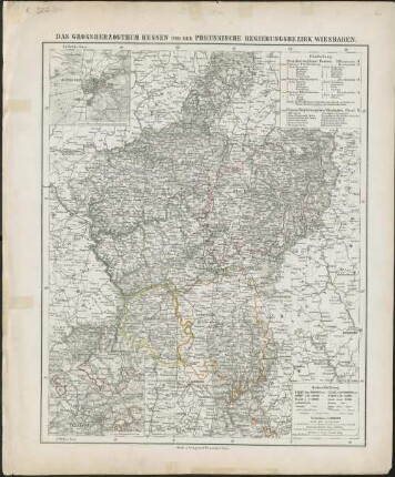 Das Grossherzogthum Hessen und der preussische Regierungsbezirk Wiesbaden