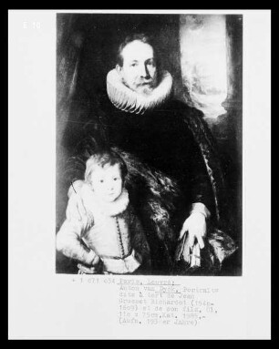 Porträt eines Vaters mit seinem Sohn, auch bekannt als Porträt des Jean Richardot mit seinem Sohn oder als Porträt des Jan Woverius mit seinem Sohn