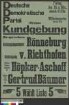Plakat der DDP zu einer Wahlkundgebung am 25. November 1927 in Braunschweig