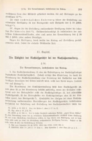 11. Kapitel. Die Tätigkeit des Nachlaßgerichts bei der Nachlaßverwaltung
