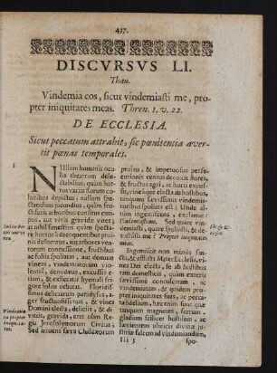 Discursus LI. Thau.