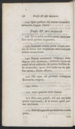 Poesis & ars oratoria