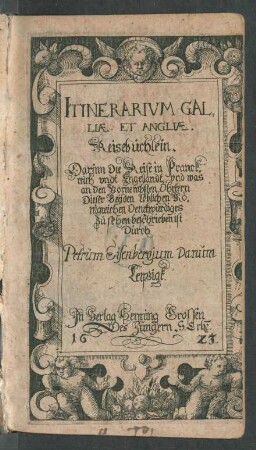 Itinerarium Galliae Et Angliae