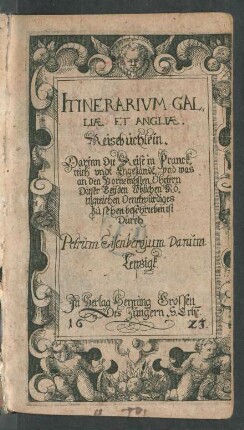 Itinerarium Galliae Et Angliae