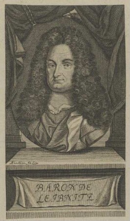 Bildnis von Baron de Leibnitz