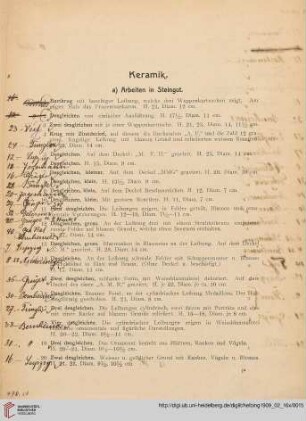 Keramik (Nr. 1-97)