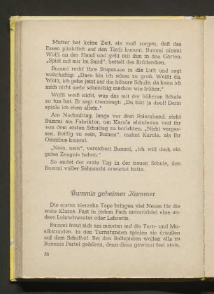 Bummis geheimer Kummer