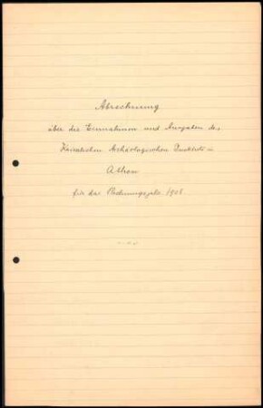 Abrechnung 1908 (Arbeitsversion)