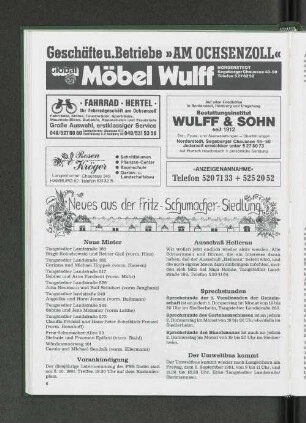 Vorankündigung