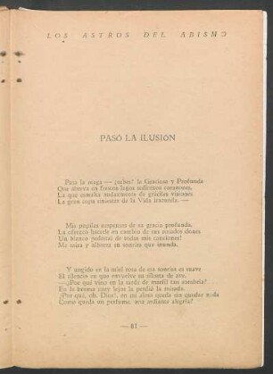 Pasó la ilusión