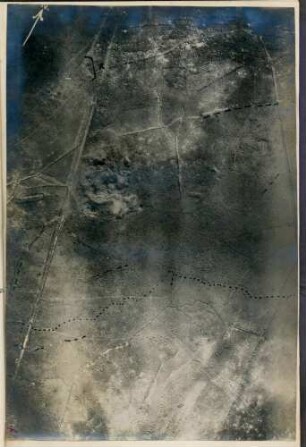 Foto der Stellungen südöstlich von Bouchavesnes (Luftbild)