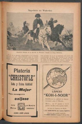 Napoleón en Waterloo