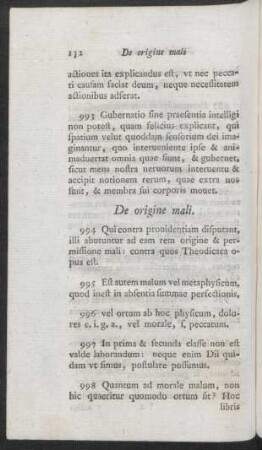 De origine mali