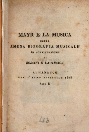 Amena Biografia musicale, 2. 1828