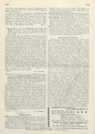 559 [Rezension] Eberlein, Gerhard, Homiletisches Handbuch zu den neuen gottesdienstlichen Lektionen der preussischen Landeskirche