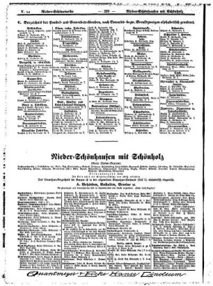 Nieder= Schönhausen mit Schönholz