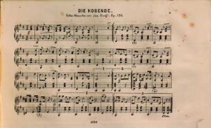 Sammlung der beliebtesten Tänze, [23]. Die Kosende : Polka-Mazurka ; op. 196