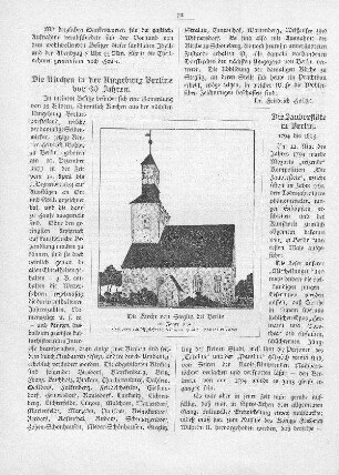 Die Kirchen in der Umgebung Berlins vor 60 Jahren