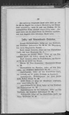 Justiz- und Administrativ-Behörden.