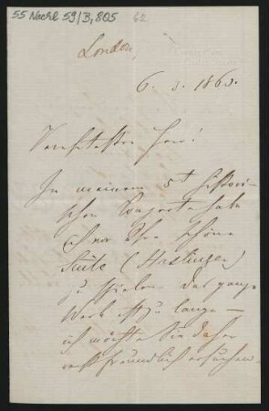 Brief an Woldemar Bargiel : 06.03.1869