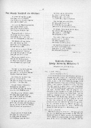 Der Große Kurfürst als Gärtner