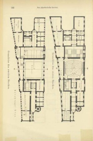 Grundriss des zweiten Stockes