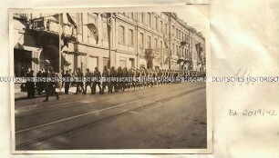 Parade der Wehrmacht in Lodz