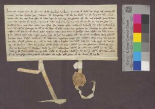 Reinbold, Landkomtur des Deutschen Ordens in Elsass und Burgund, und die Brüder des Deutschen Ordens zu Beuggen bekennen, dass sich das Haus zu Beuggen verpflichtet hat, nach dem Tod E. Steinmars und seiner Ehefrau Gertrud jährlich 10 Viernzel Dinkel und 10 Viernzel Hafer von deren Gut zu Karsau zu verkaufen und von dem Erlös den Brüdern zu Beuggen in der vorösterlichen Fastenzeit Fische zu kaufen.
