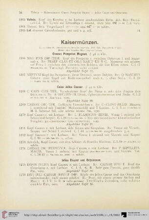 Kaisermünzen (Nr. 1266 - 2241)