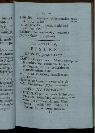 Classis IV. PISCES.